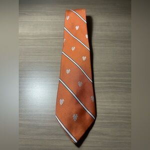 University of Texas Longhorns UT Schreter Burnt Orange Patterned Men's Tie